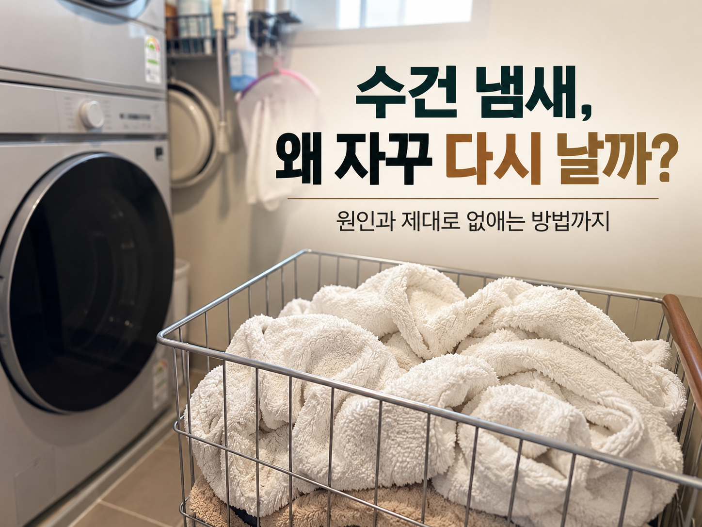 수건 냄새가 자꾸 나는 이유, 세탁보다 먼저 확인할 것들